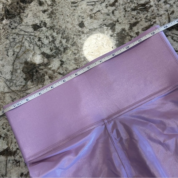 CARBON38 High Rise 7/8 Legging in Takara Shine lavender size small women’s 24” - Picture 4 of 6